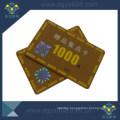 Custom Membership PVC Card with Gold Hot Stamping Foil
